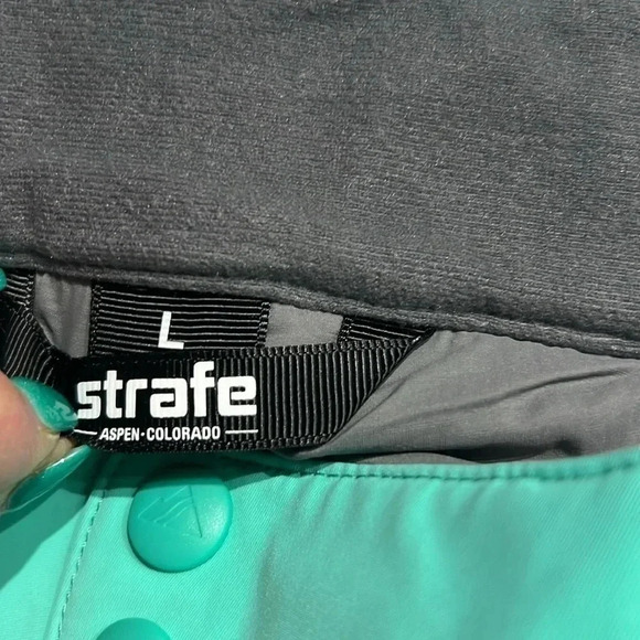 Strafe outerwear Recon 2L Wildcat Pant ski size large in teal NWOT - Picture 6 of 9